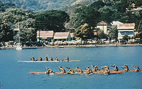 You can learn to paddle a native canoe.